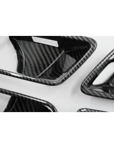 Rivestimento interno della maniglia della copertura della porta Trim per Mercedes A-Class W177 V177 (18-Up) LHD Carbon 2