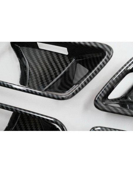 Rivestimento interno della maniglia della copertura della porta Trim per Mercedes A-Class W177 V177 (18-Up) LHD Carbon