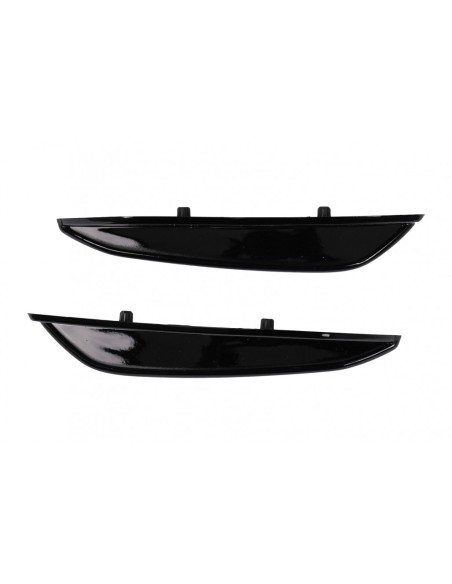 Paraurti anteriore alette laterali alette per Mercedes A-Class W177 V177 (04.18-up) A35 Design Black Edition