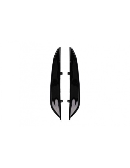 Paraurti anteriore alette laterali alette per Mercedes A-Class W177 V177 (04.18-up) A35 Design Black Edition