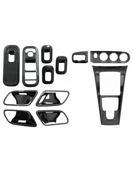 Finestra interna dell'automobile Pulsante di vetro Coprire w/ copertura della porta Maniglia Bowl e Console Dashboard