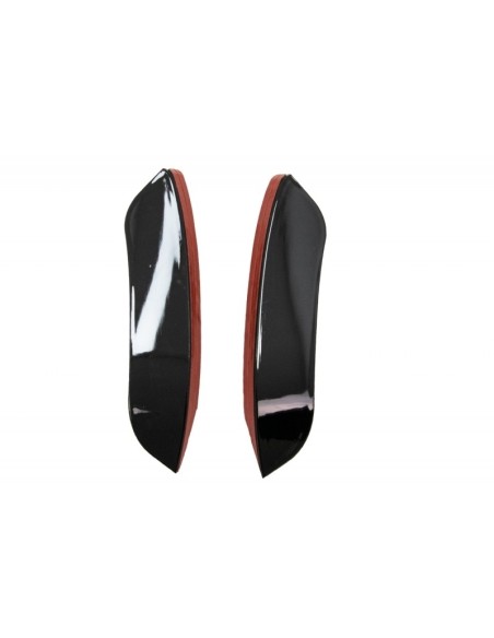 Kit paraurti anteriore Flaps alette laterali Flaps per Mercedes A-Class W177 V177 (04.18-up) A35 Design Black Edition