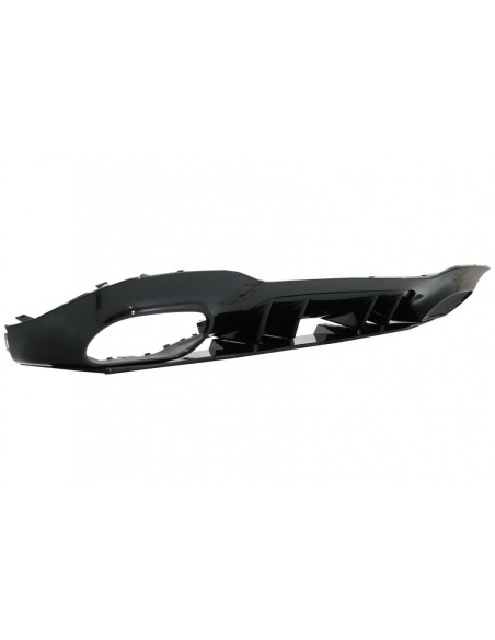 Paraurti posteriore Valance Diffusore per Mercedes A-Class W177 Hatchback (18-Up) Nero Marmitta Suggerimenti