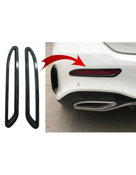 Adesivo della copertura per la linea di Mercedes A-Class V177 Sedan AMG (18-Up) carbonio