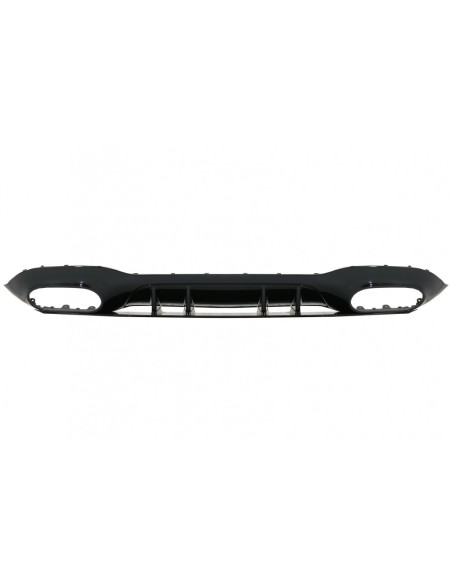 Paraurti posteriore Valance Diffusore per Mercedes A-Class V177 Berlina (18-) Scarico cromato