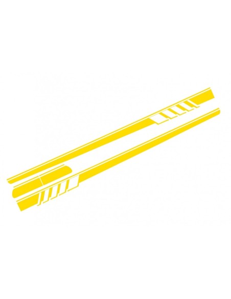 Adesivi laterali vinile giallo opaco per MERCEDES C-Class C5 Coupe A5 Cabriolet (14-up)