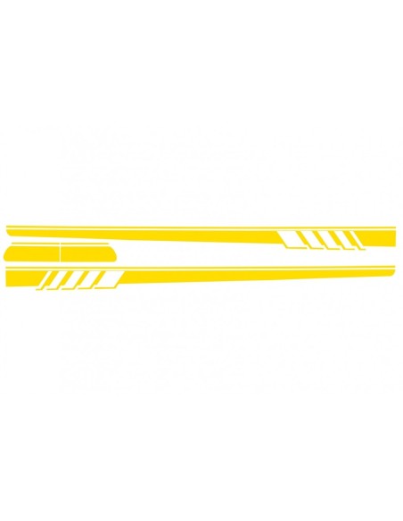 Adesivi laterali vinile giallo opaco per MERCEDES C-Class C5 Coupe A5 Cabriolet (14-up)