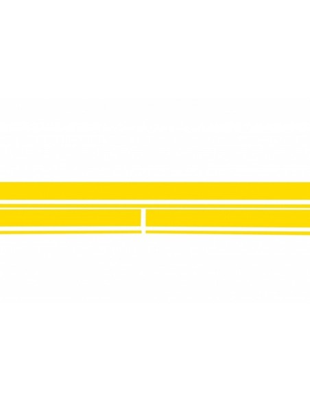 Set Adesivo Lato Decalcomanie & Superiore Cofano Tetto portellone opaco giallo per MERCEDES C5 Coupe A5 Cabriolet (14-up)