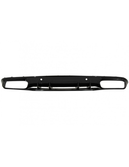 Paraurti posteriore Valance diffusore per Mercedes C-Class C5 A5 Coupe Cabriolet (14-19) Facelift C63S Design punte d'argento