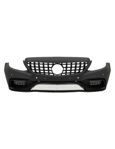 Paraurti anteriore per Mercedes Classe C C5 A5 Coupé Cabriolet (14-19) Griglia anteriore GT-R Panamericana 2