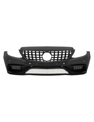 Paraurti anteriore per Mercedes Classe C C5 A5 Coupé Cabriolet (14-19) Griglia anteriore GT-R Panamericana