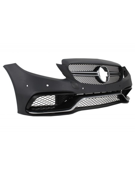 Paraurti anteriore e paraurti posteriore Valance diffusore per Mercedes C-Class C5 A5 Coupé Cabriolet (14-19) C63S