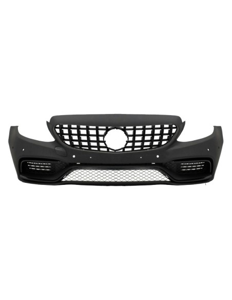 Paraurti anteriore per Mercedes C-Class C5 A5 Coupé Cabriolet (14-19) w/ bagagliaio Spoiler e paraurti