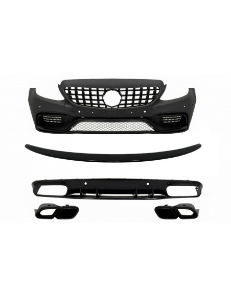 Paraurti anteriore per Mercedes C-Class C5 A5 Coupé Cabriolet (14-19)
