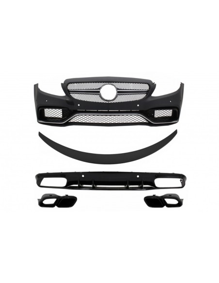 Paraurti anteriore per Mercedes C-Class C5 A5 Coupé Cabriolet (14-19)