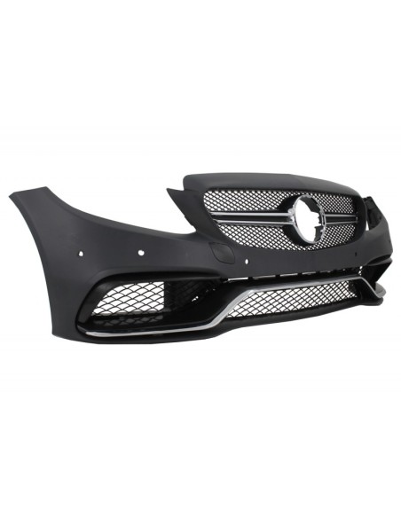 Paraurti anteriore per Mercedes C-Class C5 A5 Coupé Cabriolet (14-19) w/ bagagliaio Spoiler e paraurti posteriore
