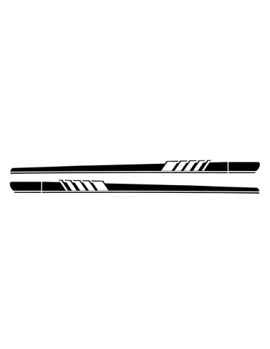 Set Adesivo Lato Decalcomanie & Superiore Cofano