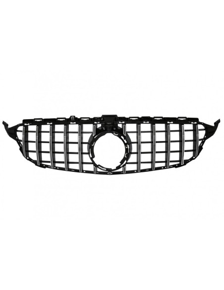 Griglia anteriore per Mercedes W5 Sedan S5 T-Modell A5 Cabriolet C5 Coupe Facelift (03.18-) w/ 360 Chrome