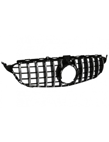 Griglia anteriore per Mercedes W5 Sedan S5 T-Modell A5 Cabriolet C5 Coupe Facelift (03.18-) w/ 360 Chrome
