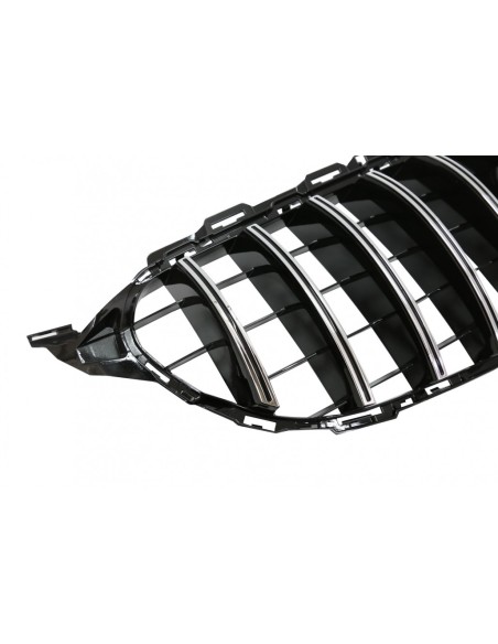 Griglia anteriore per Mercedes W5 Sedan S5 T-Modell A5 Cabriolet C5 Coupe Facelift (03.18-) w/ 360 Chrome