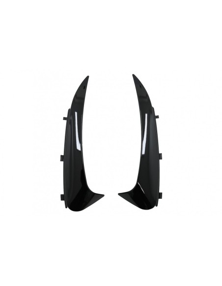 Paraurti posteriore Alette laterali Flics per Mercedes C Classe C5 A5 (15-19) Piano Nero