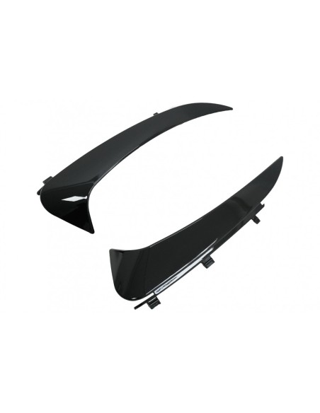 Paraurti posteriore Alette laterali Flics per Mercedes C Classe C5 A5 (15-19) Piano Nero