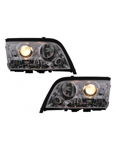 Fari per Mercedes Classe C Berlina W2 (06.1993-06.00) Cromo