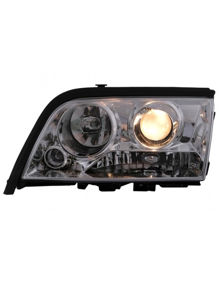 Fari per Mercedes Classe C Berlina W2 (06.1993-06.00) Cromo