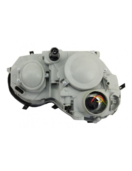 Angel Eyes Fari per Mercedes Classe C W3 (00-07) Lato sinistro Nero