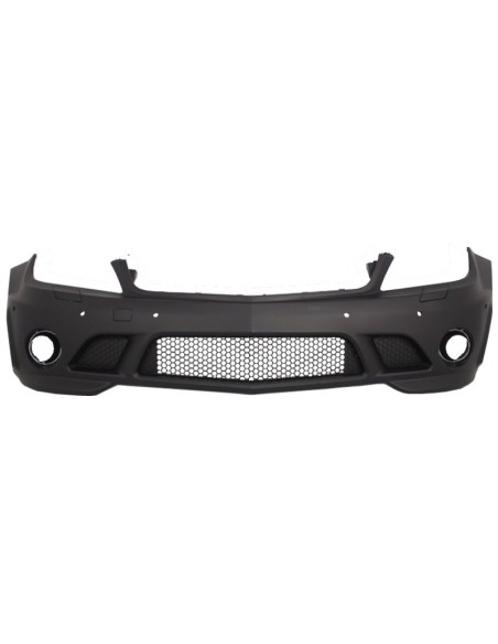 Paraurti anteriore per Mercedes classe C W4 (07-12) C63 Design w/ PDC e fendinebbia