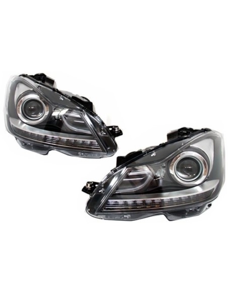 Fari DRL Bi-Xenon per Mercedes C-Class W4 Facelift (11-14)