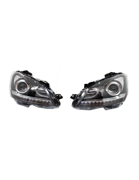 Fari DRL Bi-Xenon per Mercedes C-Class W4 Facelift (11-14)