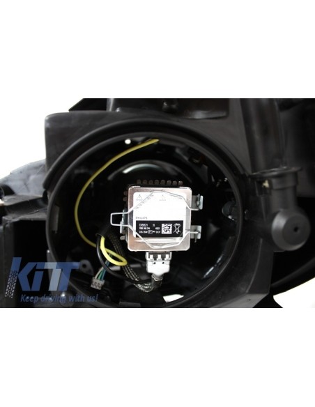 Kit esterno completo per MERCEDES classe C W204 Facelift C63 (07-12) con suggerimenti silenziatore di scarico e fari diurni