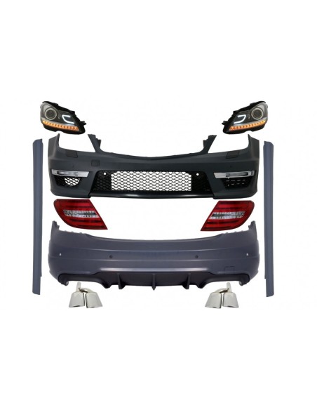 Kit completo per Mercedes C-Class W205 Sedan (14-in poi) con design C63s Edition 1