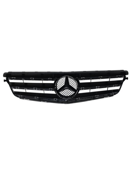Griglia anteriore per MERCEDES Benz C-Class S4 Limousine Station Wagon (07-14) Avangarde Chrome & Black