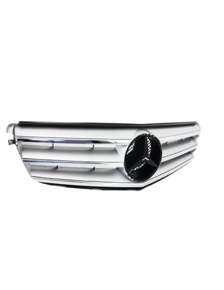 Griglia anteriore per MERCEDES Benz C-Class W4 S4 Limousine Station Wagon (07-14) Avangarde Chrome & Silver