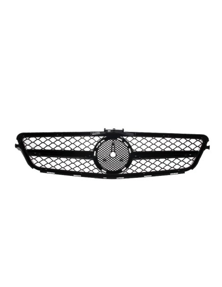 Griglia anteriore per MERCEDES C-Class W4 S4 Limousine Station Wagon (07-14) Sport nero lucido e cromato