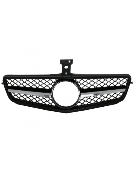 Griglia anteriore per Mercedes Classe C W4 S4 Limousine Station Wagon (07-14) Sport Piano Nero C63 Design