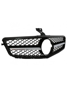 Griglia anteriore per Mercedes Classe C W4 S4 Limousine Station Wagon (07-14) Sport Piano Nero C63 Design 2