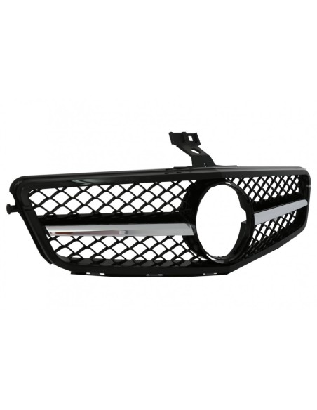 Griglia anteriore per Mercedes Classe C W4 S4 Limousine Station Wagon (07-14) Sport Piano Nero C63 Design