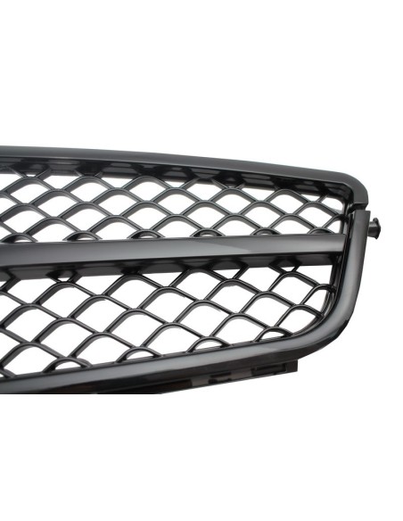 Griglia anteriore per Mercedes Classe C W4 S4 Limousine Station Wagon (07-14) Sport Piano Nero