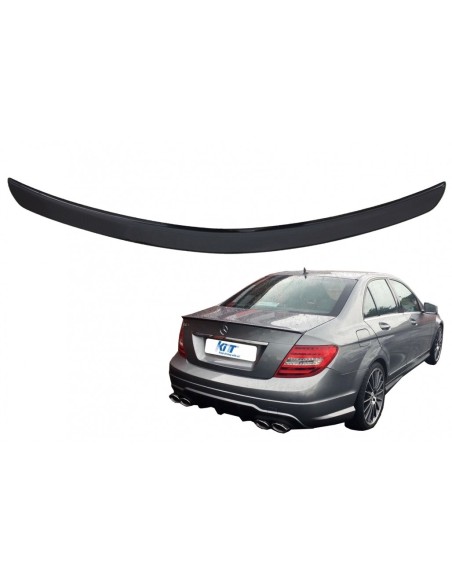 Spoiler del tronco per Mercedes classe C W4 Limousine (07-14) Real Carbon Design