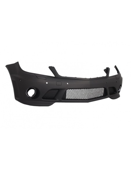 Gonne laterali paraurti anteriore per Mercedes C-Class W4 (07-12) C63 Design w/ PDC