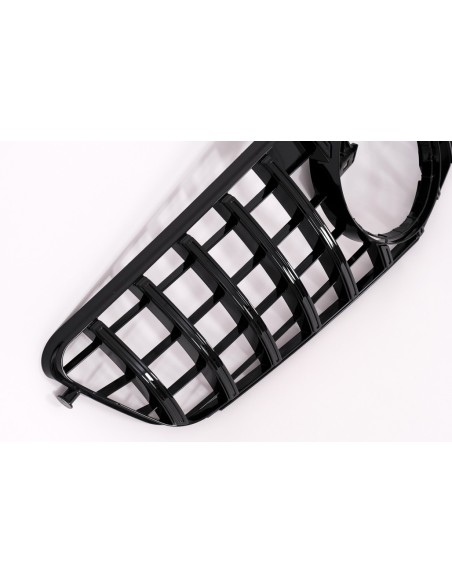 Griglia anteriore per Mercedes Classe C W4 S4 Limousine Station Wagon (07-14) GT-R Panamericana Design Nero