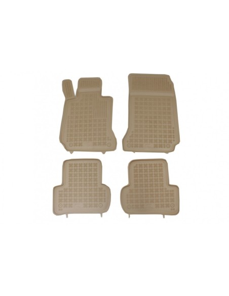 Tappetino in gomma Beige per Mercedes C-Class W4 (07-14)