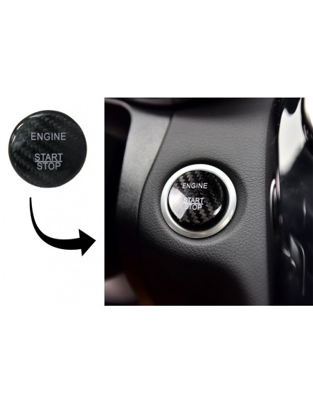 Decorazione interna della copertura del pulsante di avvio del motore per MERCEDES A-Class W176 B-Class