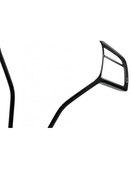 Volante auto pulsante Trim Frame Cover per Mercedes W176 (13-15) W246 (12-18) W4 (08-15) W117 (13-16) W218 (11-18)