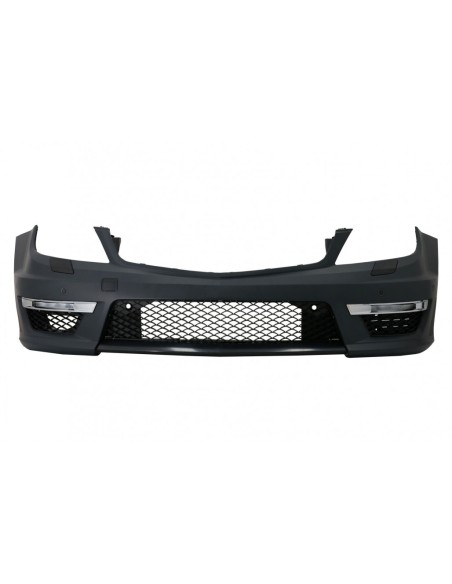 Paraurti anteriore w/ LED DRL fari per Mercedes C-Class W4 (12-14) C63 Facelift Bi-Xenon Design
