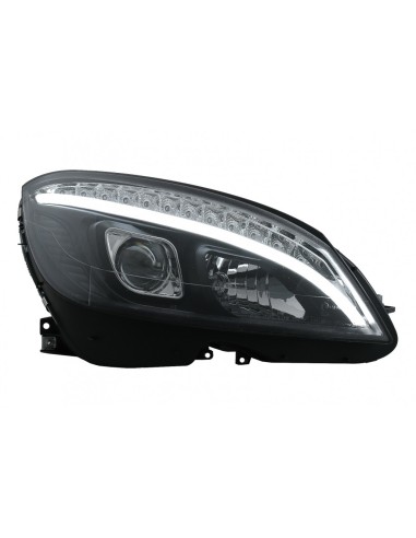Luce della metropolitana dei fari del LED per il nero di Mercedes C-Class W4 S4 (07-10) w/luci di svolta dinamiche sequenziali