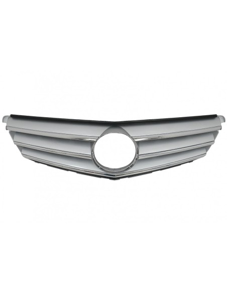 Griglia anteriore per Mercedes Classe C W4 S4 Limousine Station Wagon (07-14) Sport Argento